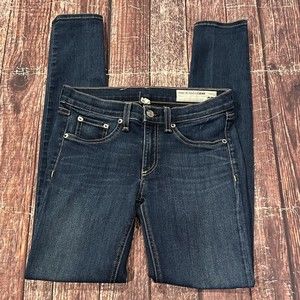 RAG & BONE Women Skinny‎ Joshua Denim Blue Cotton Blend Jeans Size 27 (27X29)